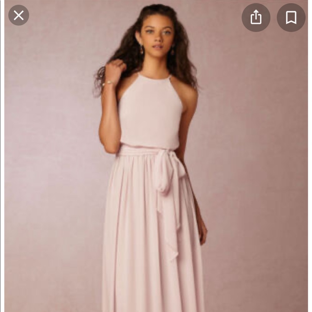 BHLDN Alana Palest Pink Rose Dress Size 10 - BNIB